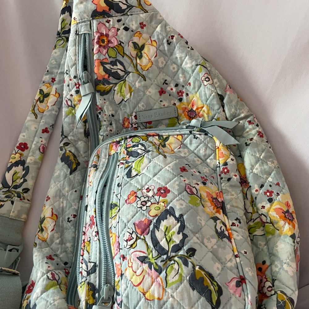 Vera Bradley Pastel Floral Quilted Backpack